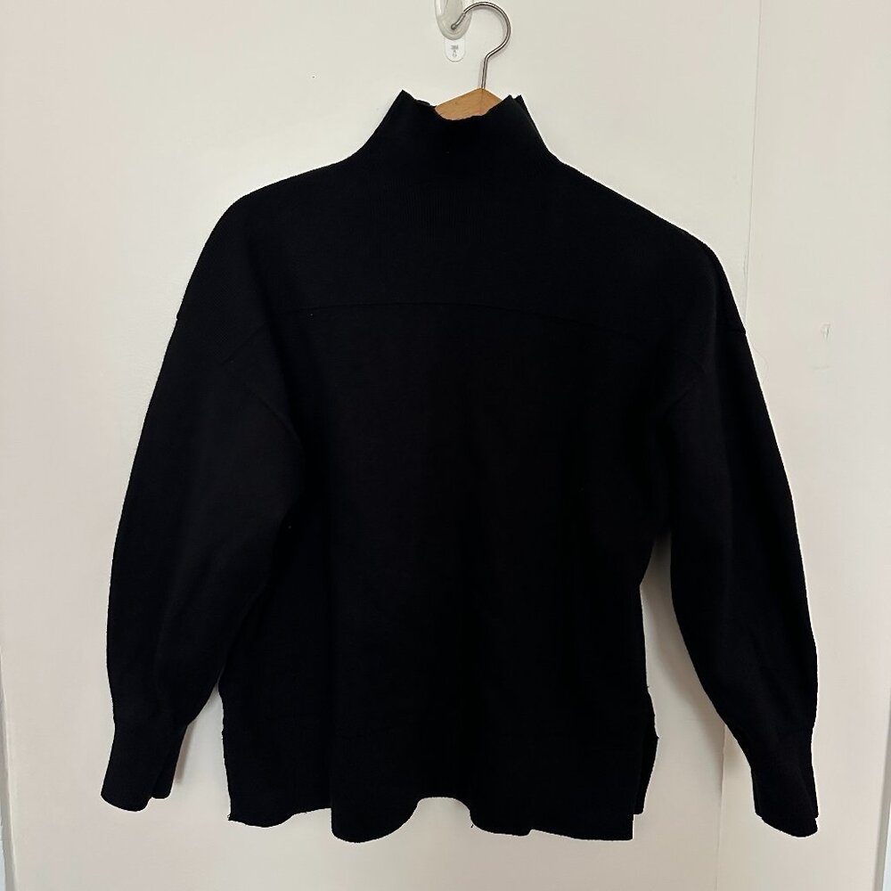 & Other Stories Black High Neck Sweater